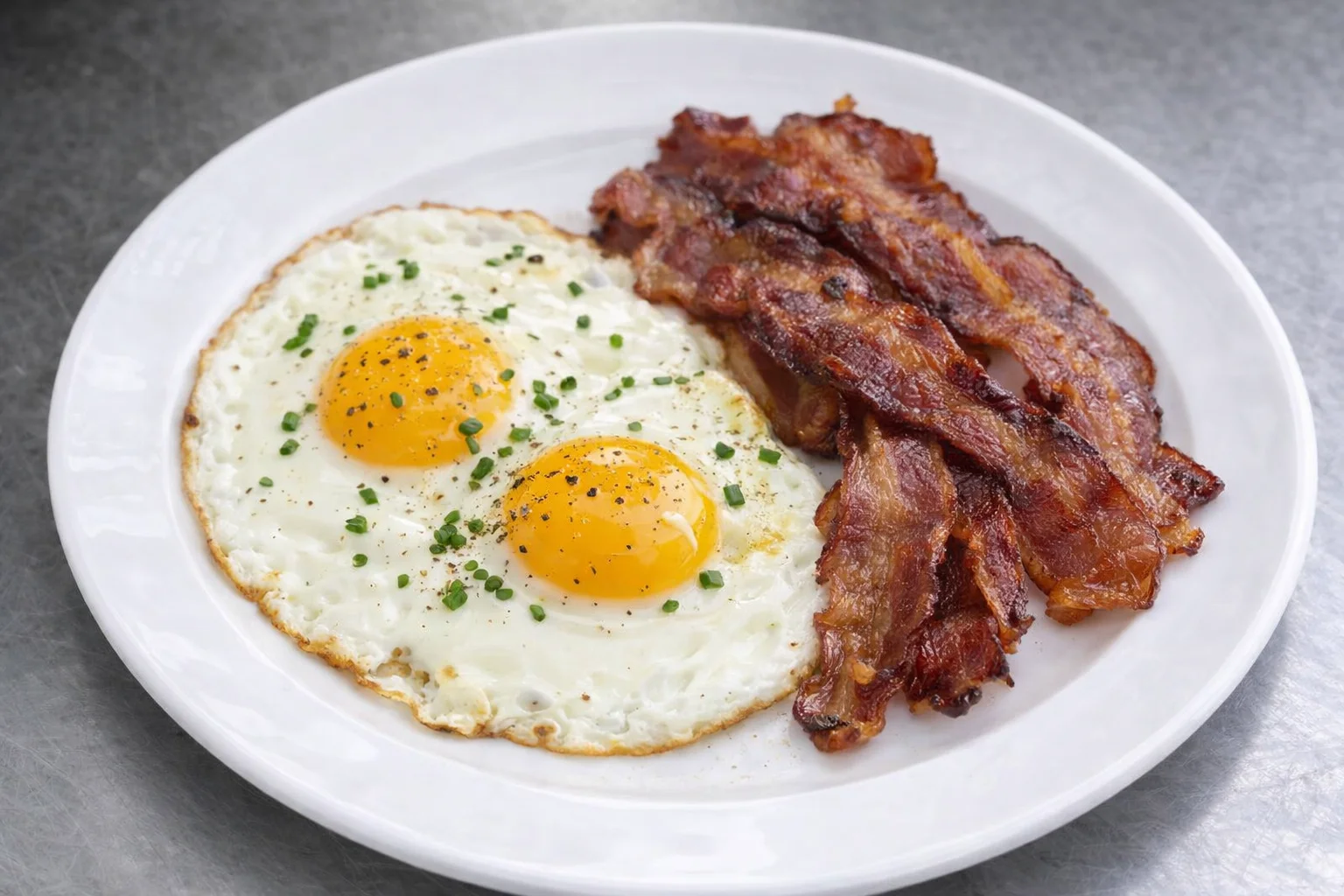 Яєчня з беконом