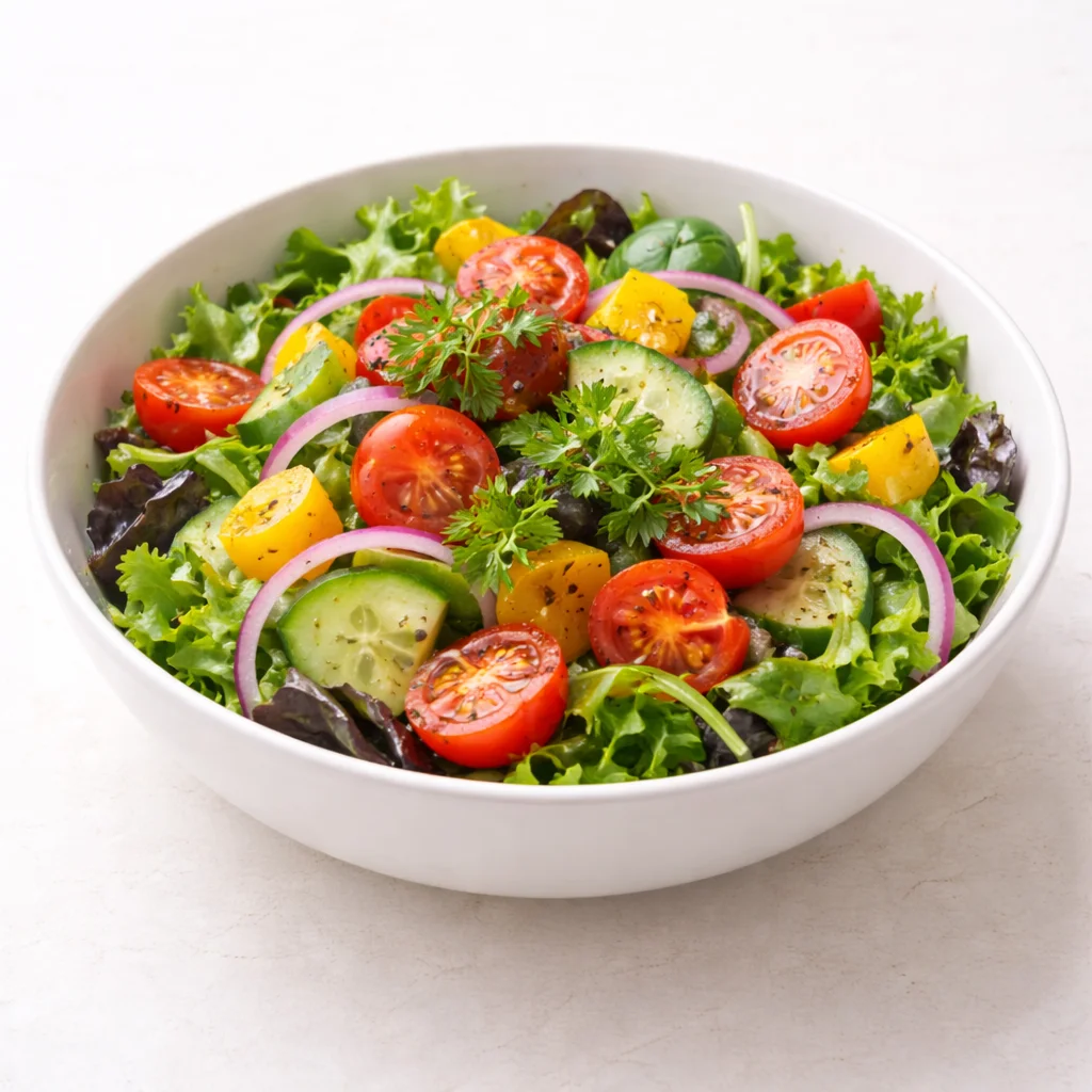 Мішаний салат із сезонної городини